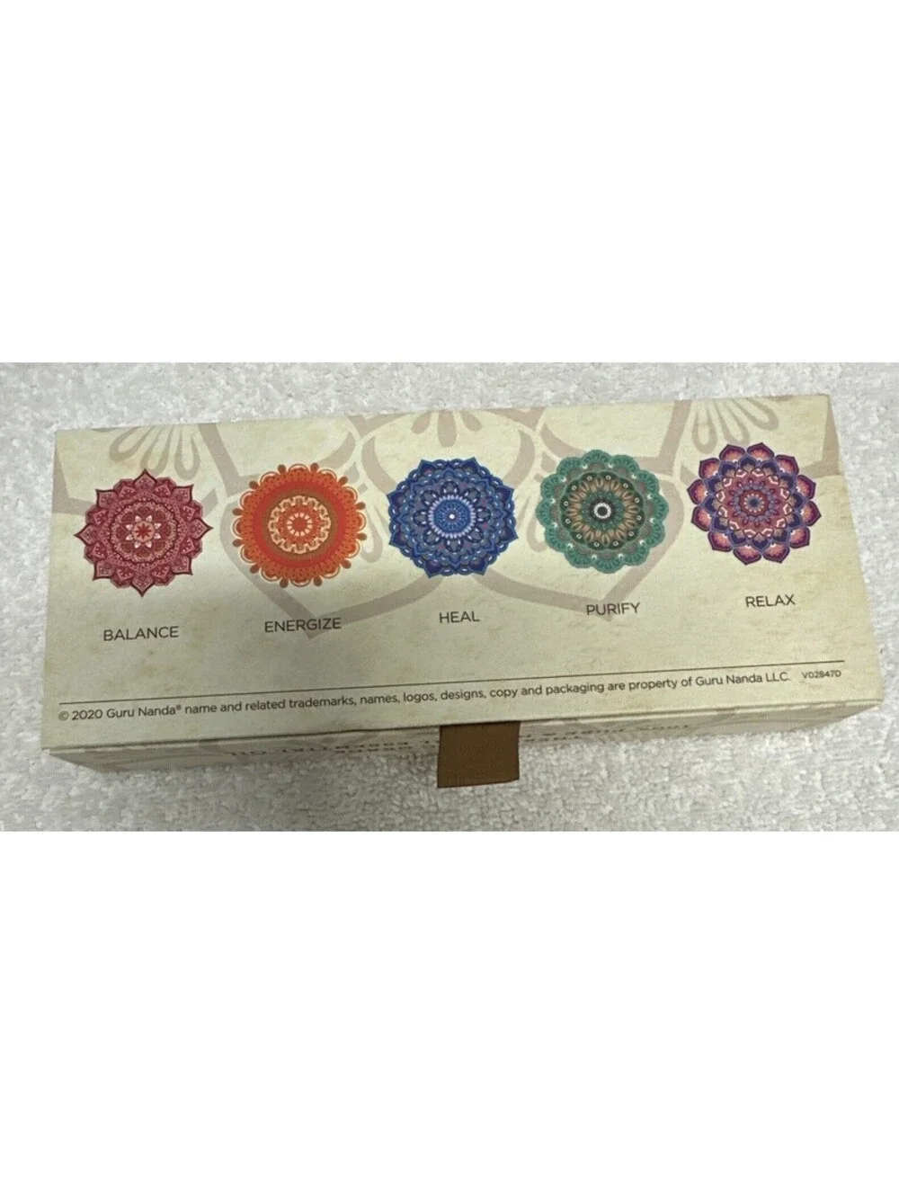 GURU NANDA 100% PURE ESSENTIAL OILS Used Set, 5 Bottles Included